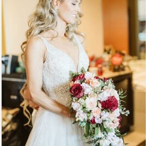 Galina Beaded Illusion Dress